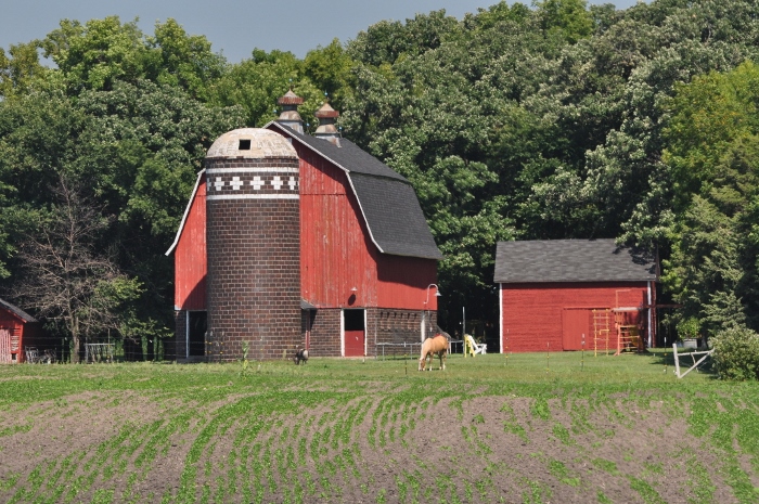 barn along Rice County Highway 46